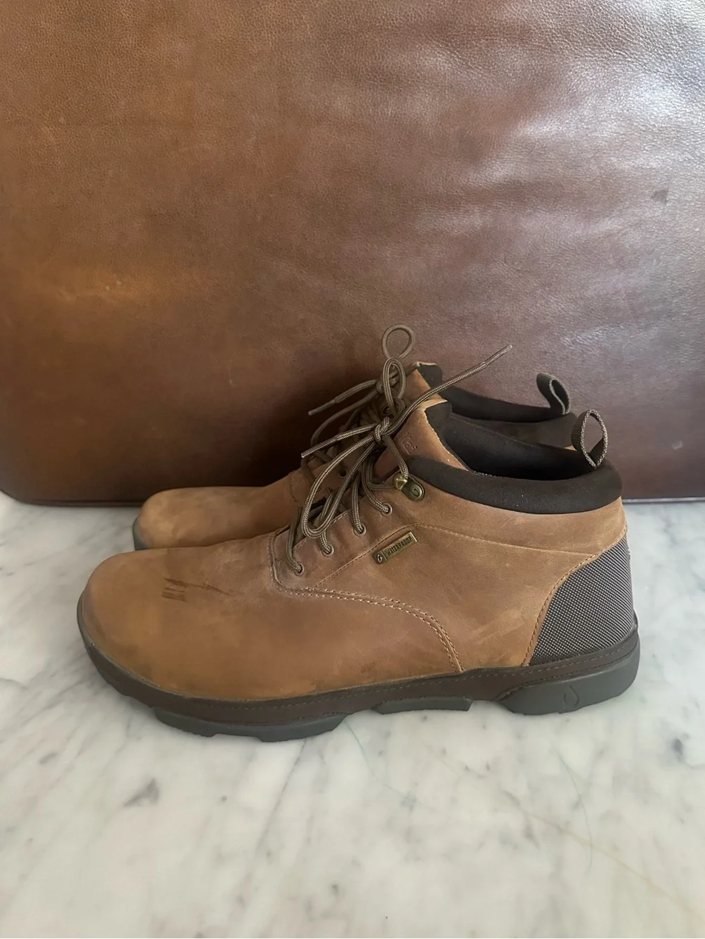 OluKai Kualono WP Waterproof Leather Boots Men’s Size 11